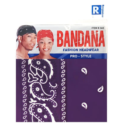 Bandana - Individual Package, Various Colours, One Size [$1.50/pc] [$15.00/dz]