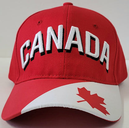 Soccer National Flag Logo cap - CANADA, OSFA, 1901CNC