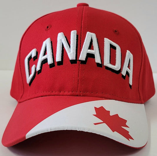 Soccer National Flag Logo cap - CANADA, OSFA, 1901CNC
