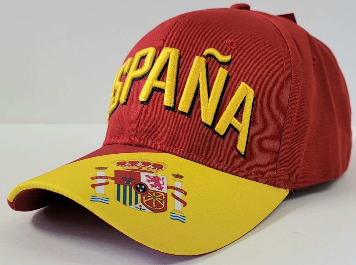 Soccer National Flag Logo cap - ESPANA, OSFA, 1901ESP