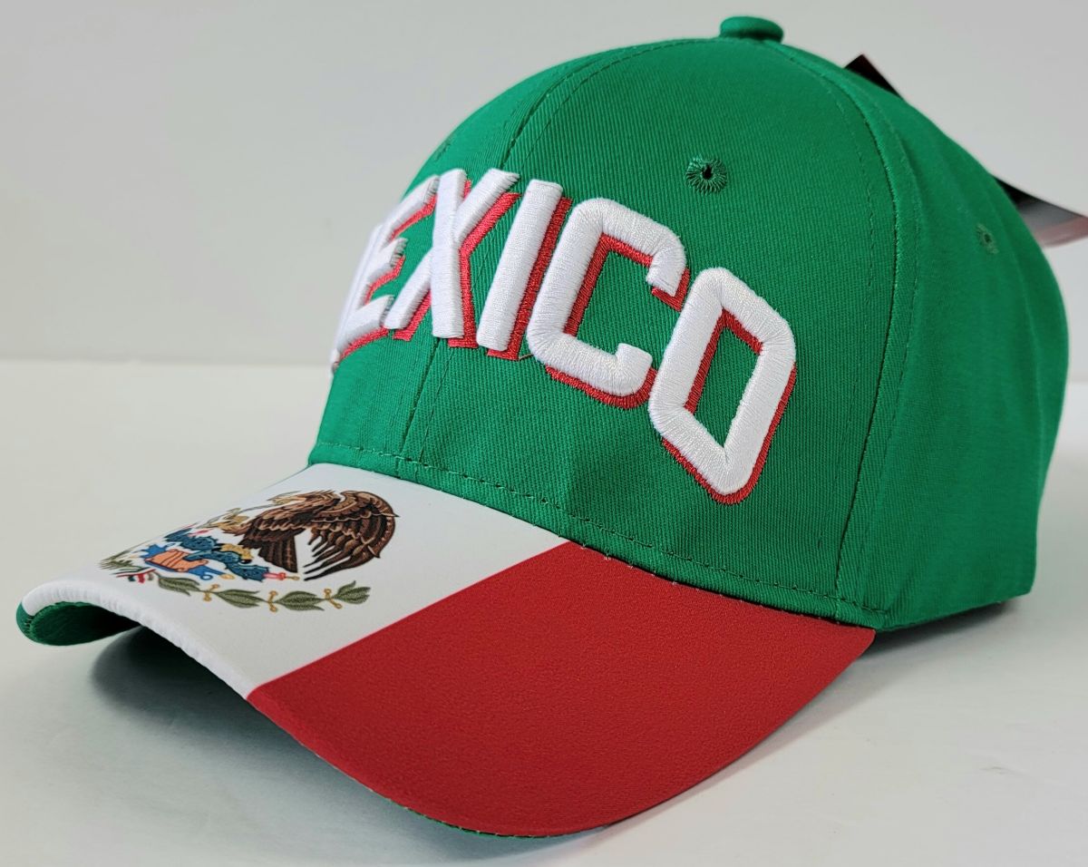 Soccer National Flag Logo cap - MEXICO, OSFA, 1901MEX