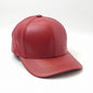 Plain Leather Baseball Cap - Solid Colours, OSFA, Made in USA