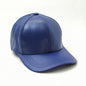 Plain Leather Baseball Cap - Solid Colours, OSFA, Made in USA