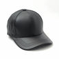 Plain Leather Baseball Cap - Solid Colours, OSFA, Made in USA