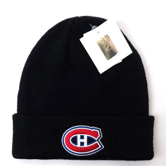 Montreal Canadiens Knit Toque - BS, Cuff, Black