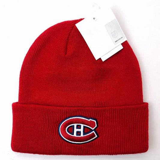 Montreal Canadiens Knit Toque - BS, Cuff, Red