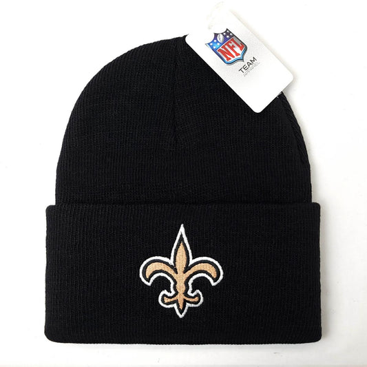 New Orleans Saints Knit Toque - BS, Cuff, Black