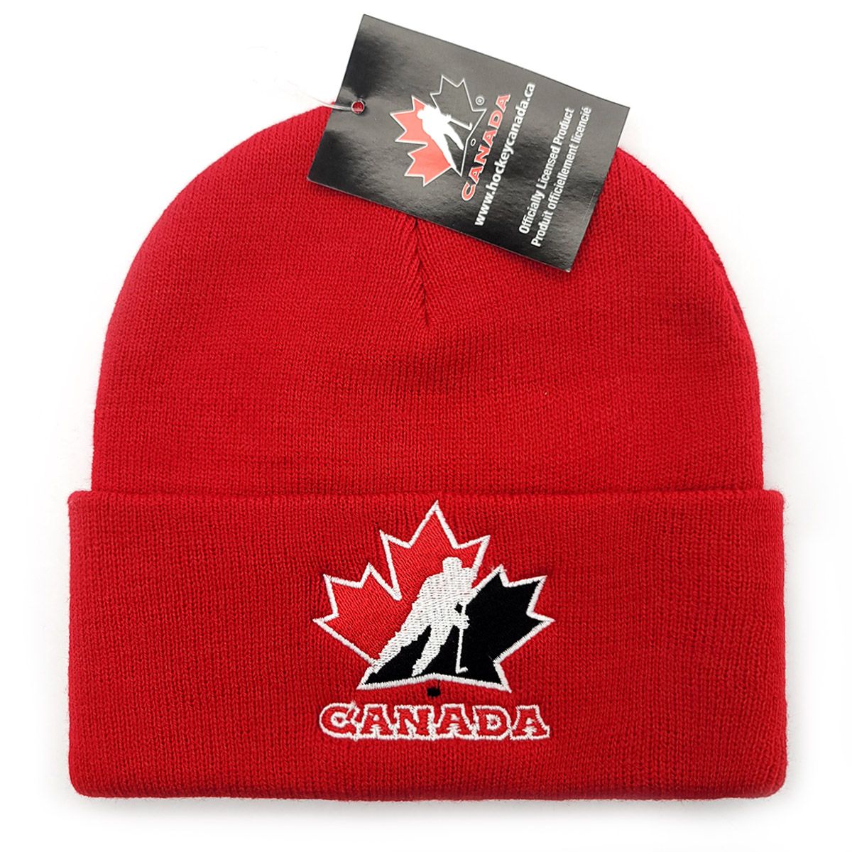 Team Canada Knit Toque - BS, Cuff, Red