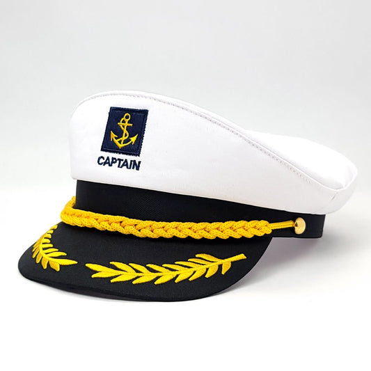Captain Cap - White, OSFA