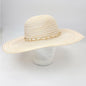 Wide Brim Ladies Hat - BB0039, Chain Band, Multi-Coloured, Adjustable