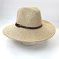 Ladies Casual Sun Hat - Band with Buckle, Multi-Coloured, Adjustable