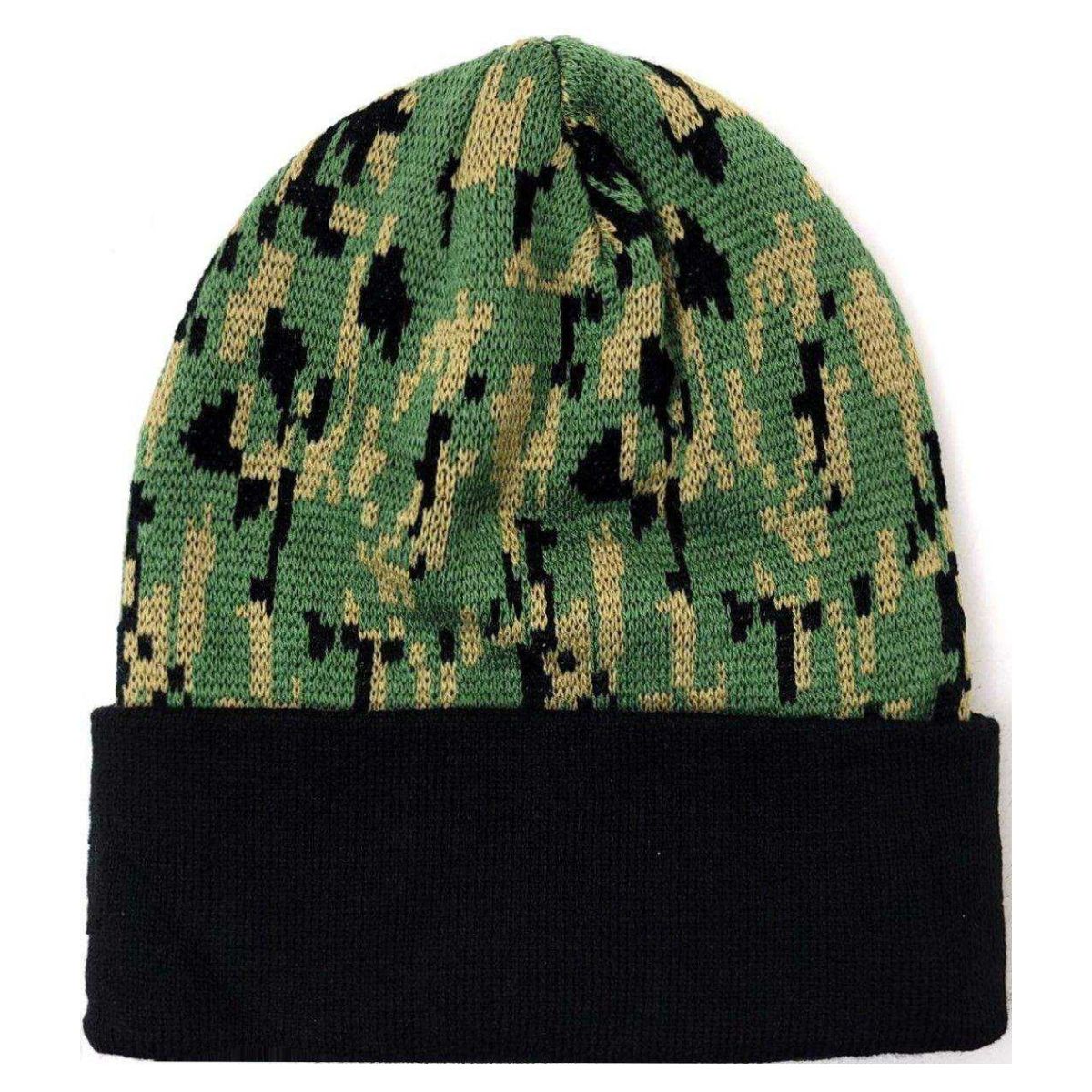 Plain Toque - Digital Green Camo 2 Tone