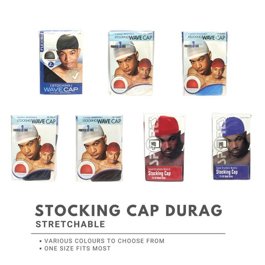 Stocking Wave Cap, Multi-Coloured, One Size, 1515