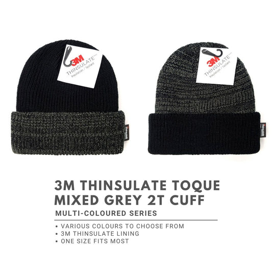3M Thinsulate Toque - Mixed Colour, 2 Tone, THT085