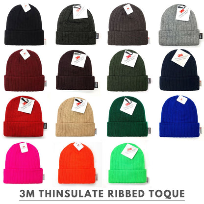 3M Thinsulate Toque - 3M Lining, Solid Colour, THS085