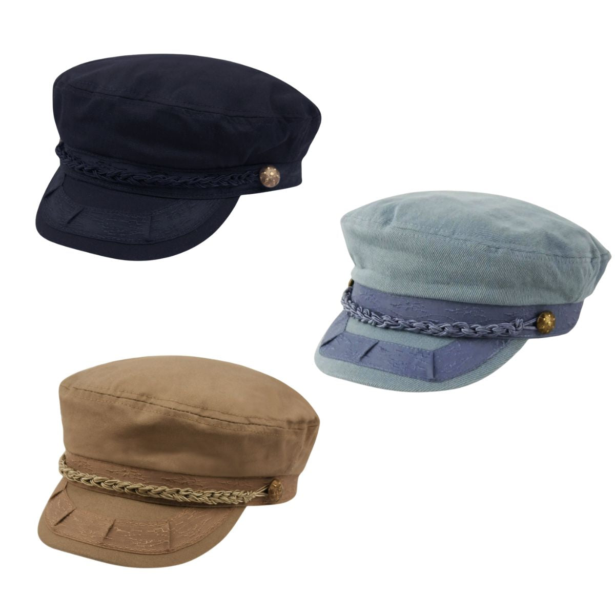 Greek Fisherman Hat - CD2256, 100% Cotton, L/XL