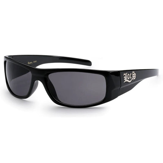 Sunglasses Locs 8LOC9085-BK, Polished Black Men's Sunglasses