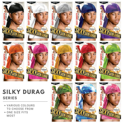 Durag - Silky Satin, Various Colours, One Size