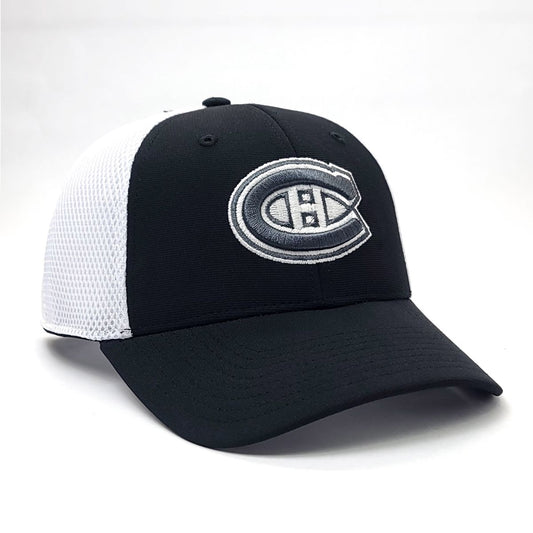Montreal Canadiens Cap - EP Eclipse, Black/White Mesh, Snapback