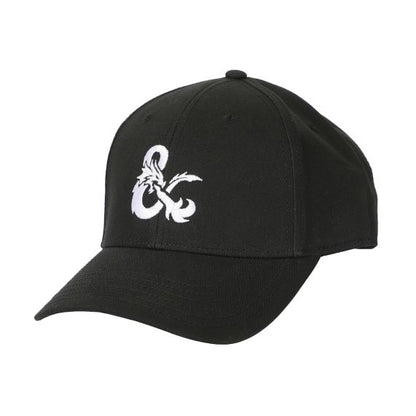 Dungeons & Dragons Embroidered Logo Black Traditional Adjustable Hat, PYDAD