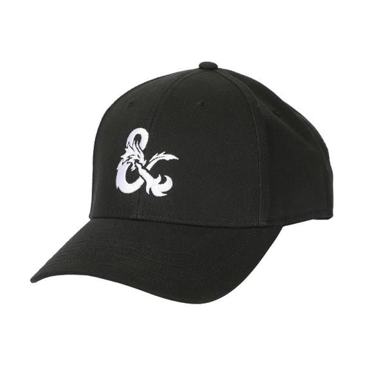 Dungeons & Dragons Embroidered Logo Black Traditional Adjustable Hat, PYDAD