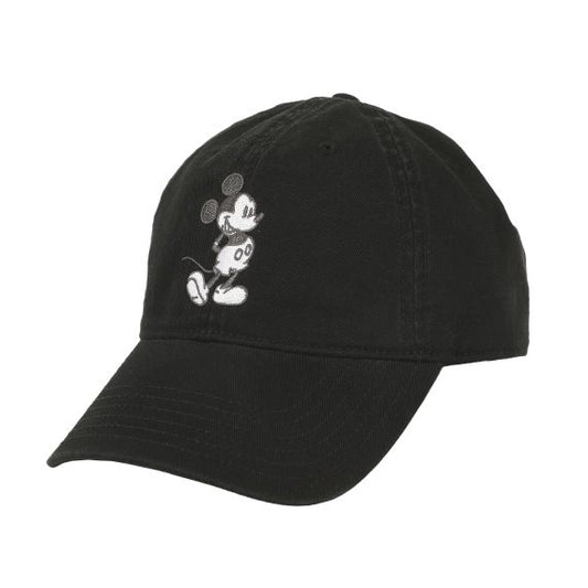Disney - Mickey Mouse Character Art Unstructured Baseball Cap, Black, QQDSY