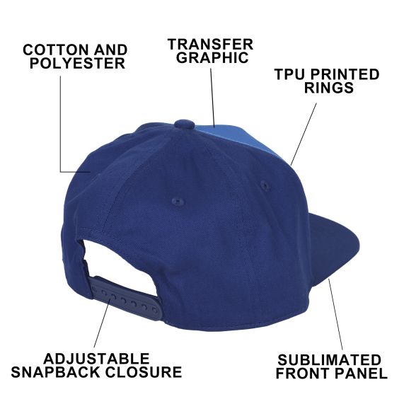 Sonic The Hedgehog - Kids Royal Blue Structured Baseball Cap, AUSEG, Youth