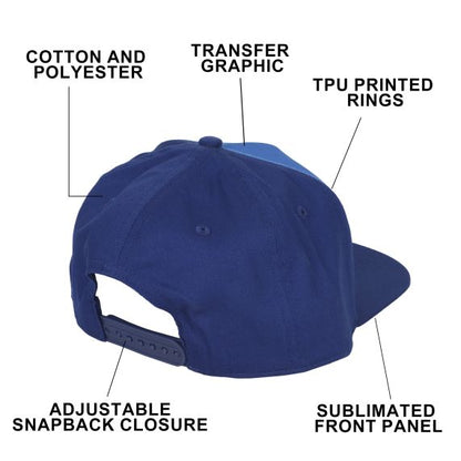 Sonic The Hedgehog - Kids Royal Blue Structured Baseball Cap, AUSEG, Youth