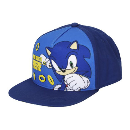 Sonic The Hedgehog - Kids Royal Blue Structured Baseball Cap, AUSEG, Youth
