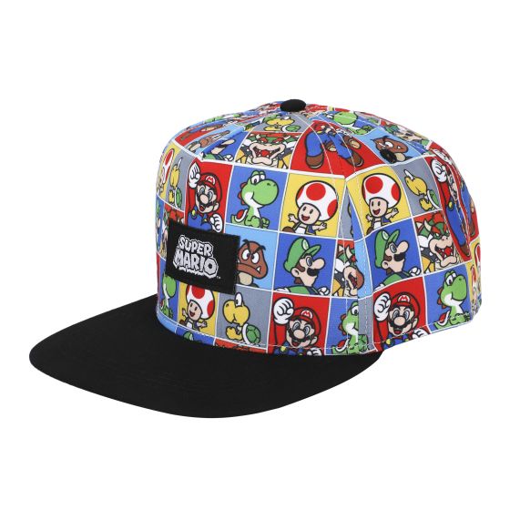 Super Mario Bros - Favorite Characters Snapback Hat, ZSSMB, Youth