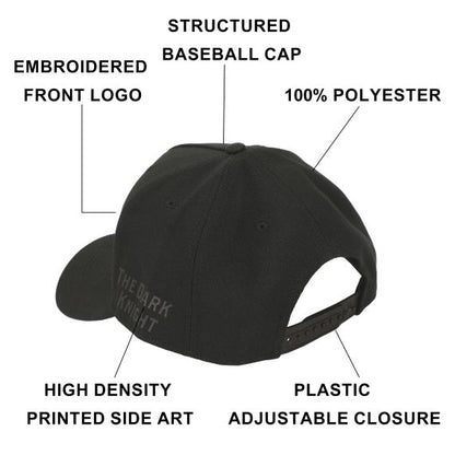 Batman Symbol Embroidery With Poly Wool Snapback, 63BTM