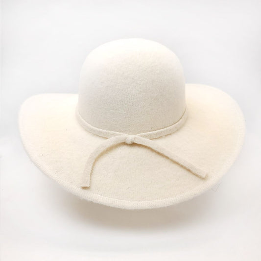 Floppy Hat - Wool, Ivory, OSFA