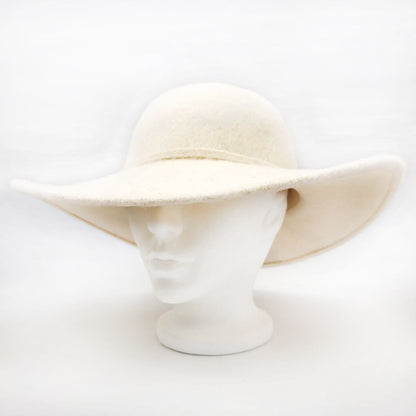 Floppy Hat - Wool, Ivory, OSFA
