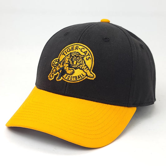 Hamilton Tiger-Cats Cap - Basic, Black & Gold 2 Tone, Adjustable