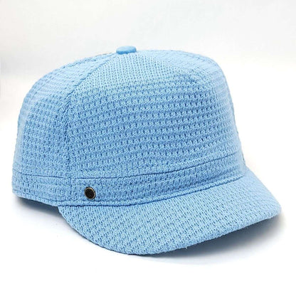 Cadet Cap -7272, Knitted, Mesh Back, Sky Blue