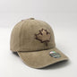 Canada Leaf Cap - Pigment Washed Cotton with 3D Leaf Logo, Multi-Coloured