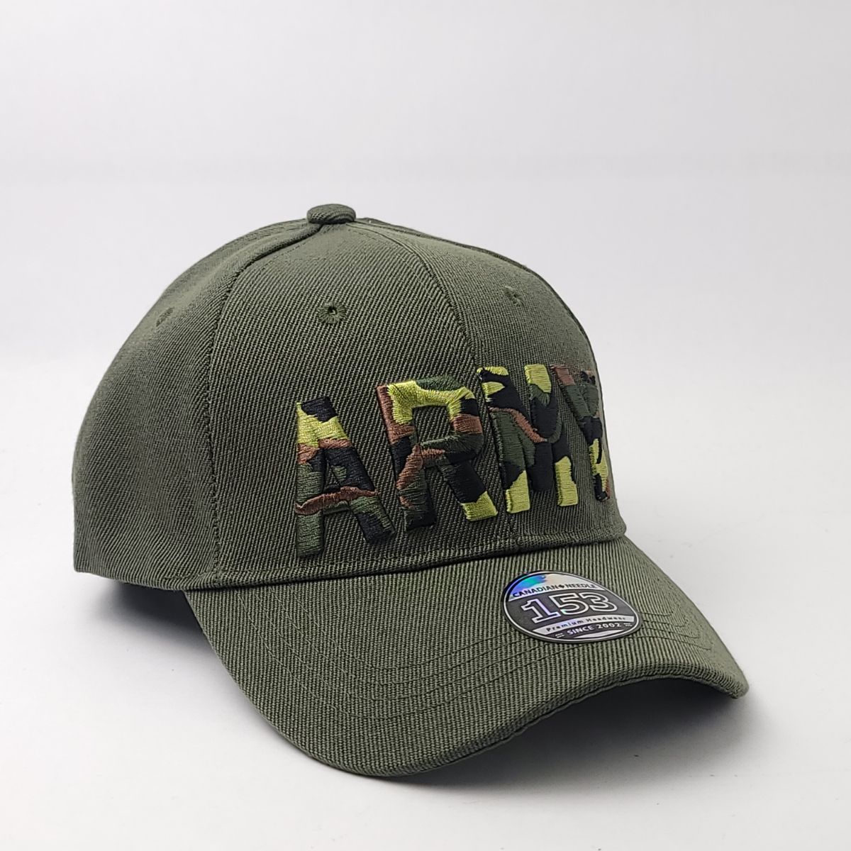 ARMY Cap - Classic Baseball Cap with 3D ARMY Logo, Multi-Coloured, Adjustable