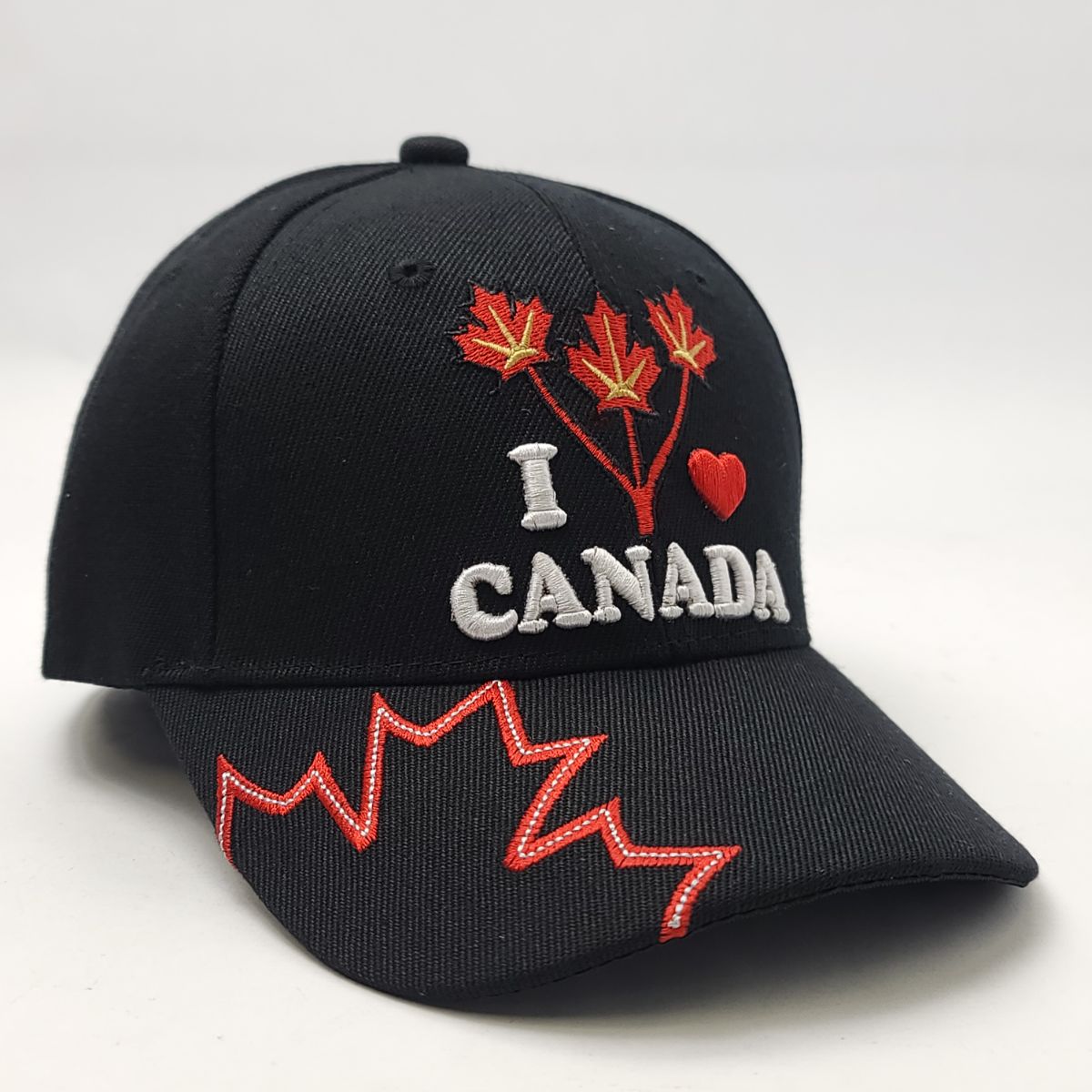 "I Love Canada" Cap - Multi-Coloured, Adjustable