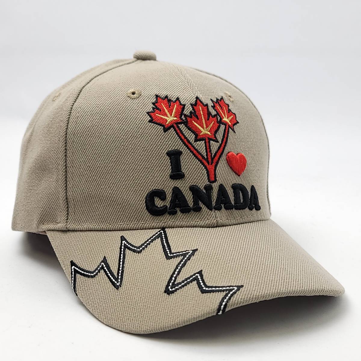 "I Love Canada" Cap - Multi-Coloured, Adjustable