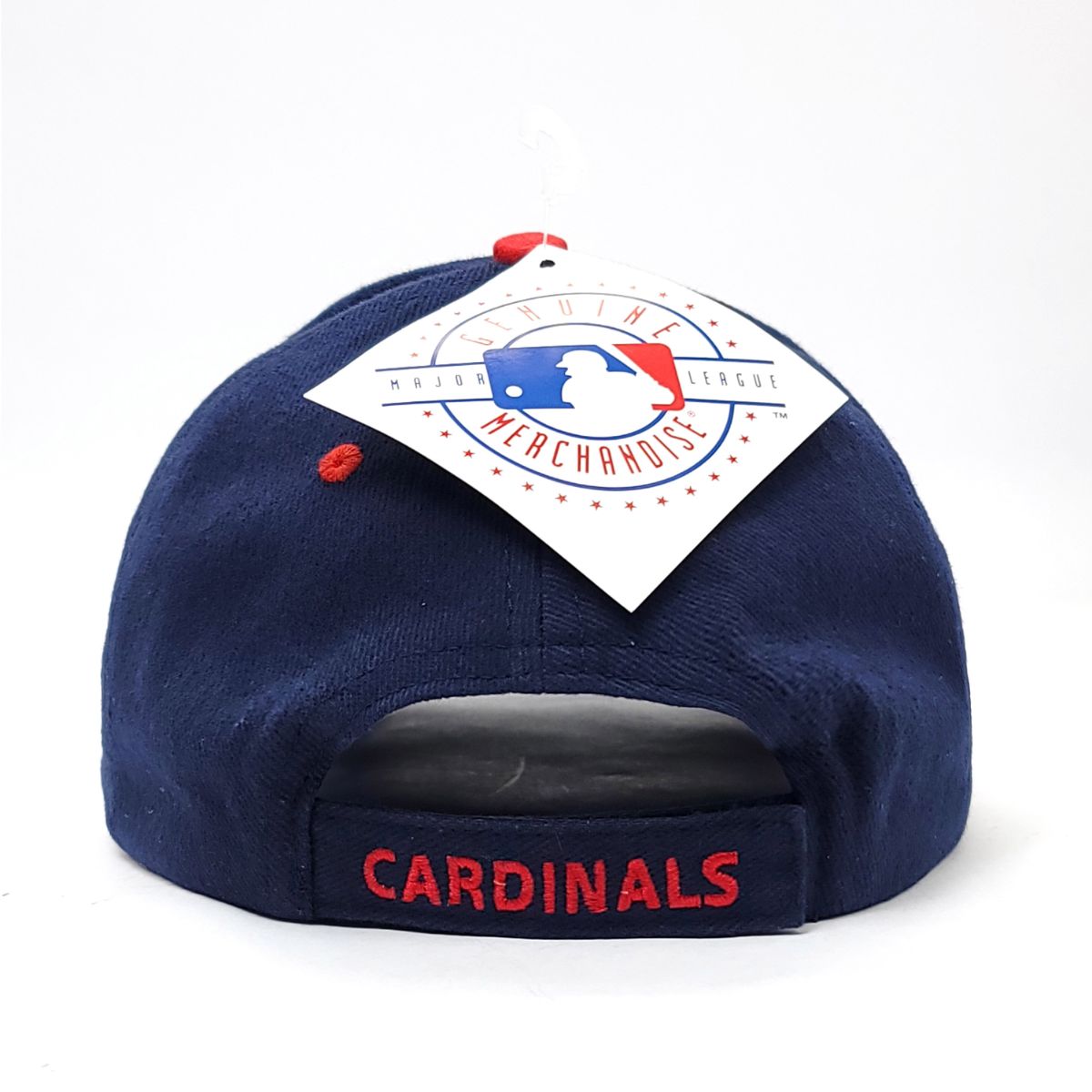 St.Louis Cardinals Cap - Basic, Navy, Adjustable Velcro Closure