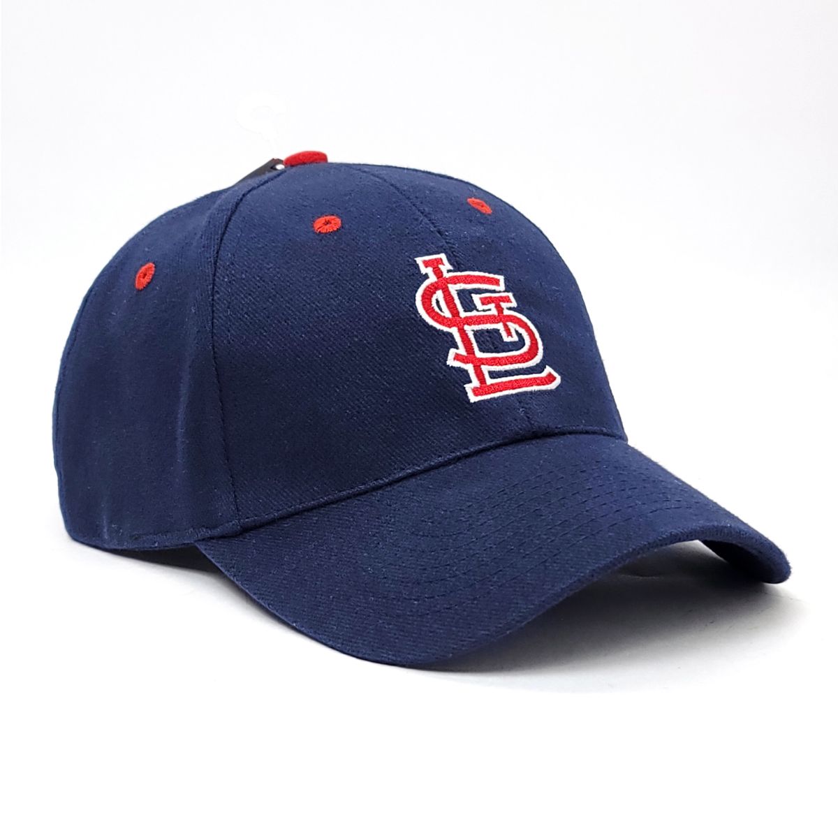St.Louis Cardinals Cap - Basic, Navy, Adjustable Velcro Closure