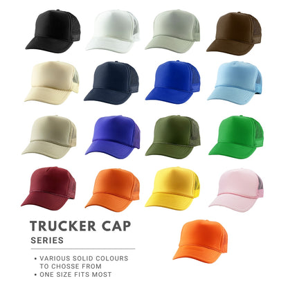 Trucker Cap - NS, Solid Colours