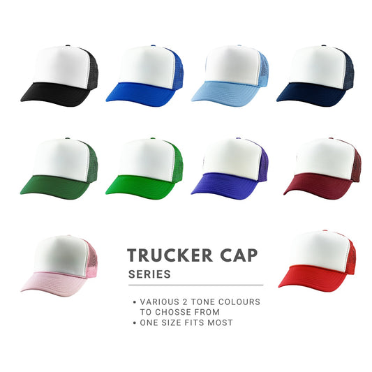 Trucker Cap - NS, 2 Tone Colours, One Size