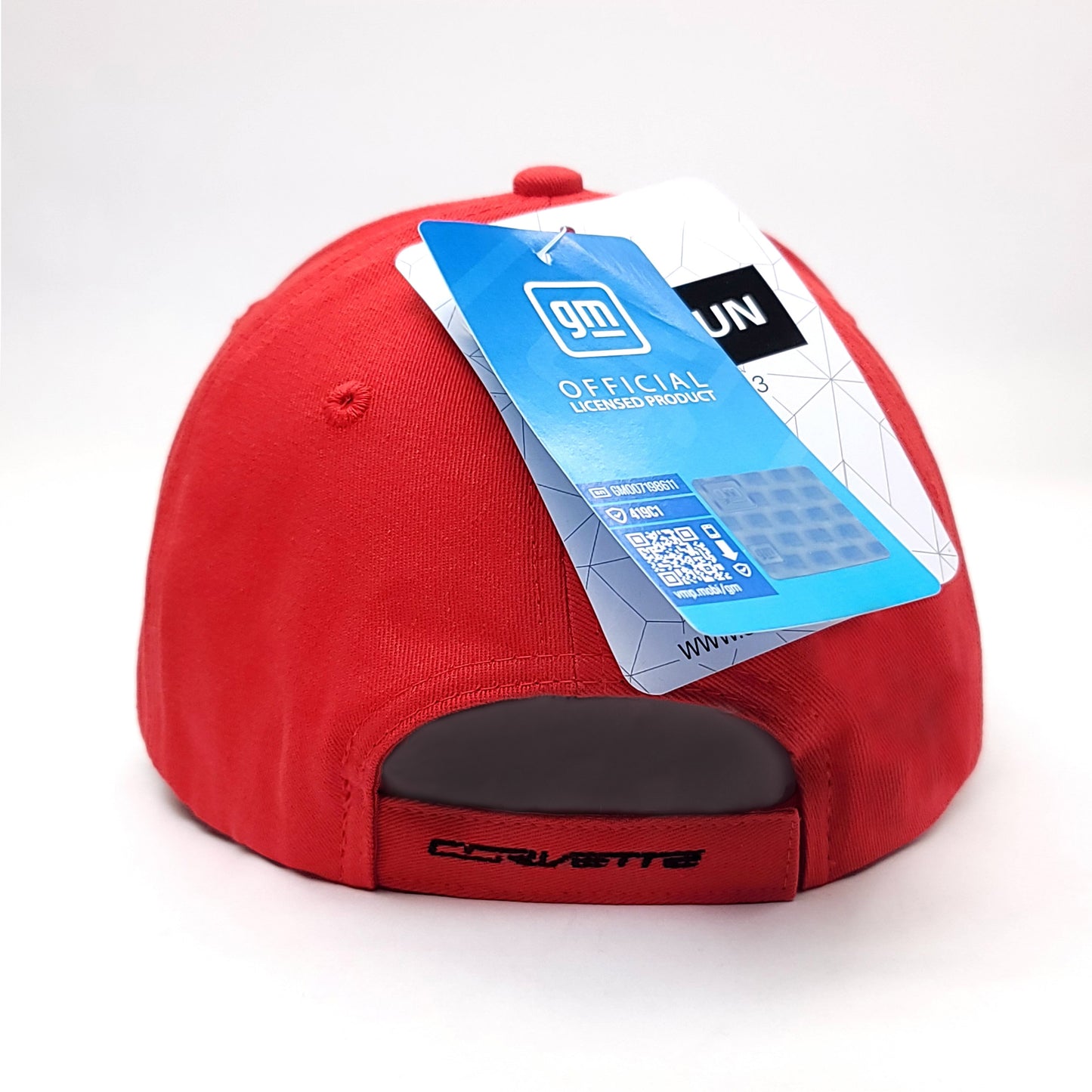 Auto Cap - Corvette, CCB, Red with Grey Pattern on visor, Adjustable