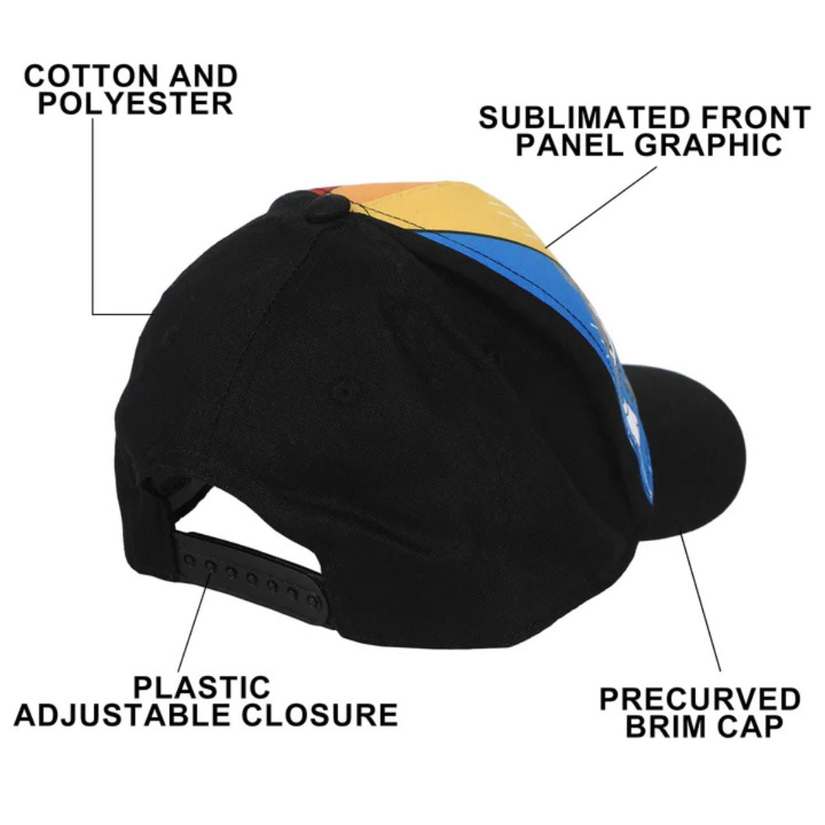 DC x Sega Sonic the Hedgehog Superheroes Youth Baseball Cap, S1SDC