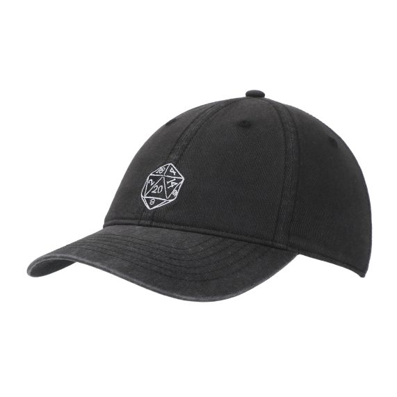 DUNGEONS AND DRAGONS -Dice Logo Black Dad Cap, S2DAD
