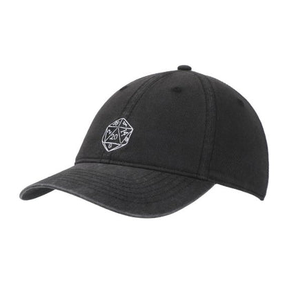 DUNGEONS AND DRAGONS -Dice Logo Black Dad Cap, S2DAD