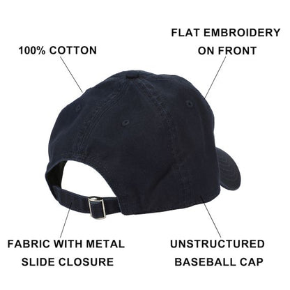Disney - Mickey Mouse Character Art Unstructured Baseball Cap, Navy, QPDSY