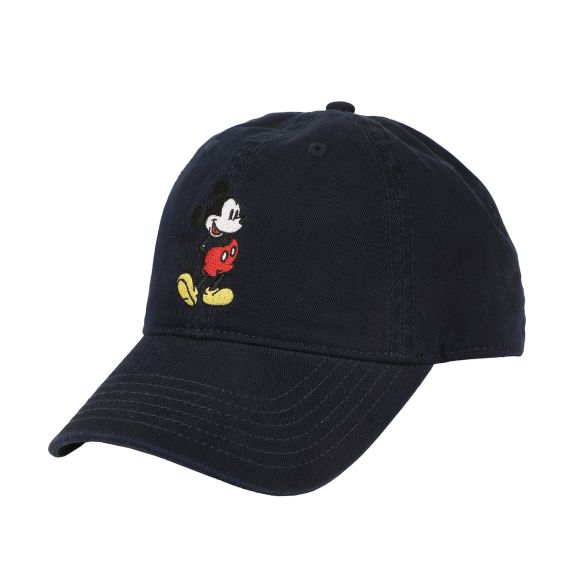 Disney - Mickey Mouse Character Art Unstructured Baseball Cap, Navy, QPDSY