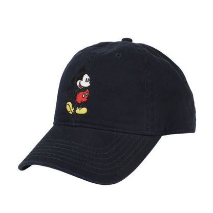 Disney - Mickey Mouse Character Art Unstructured Baseball Cap, Navy, QPDSY